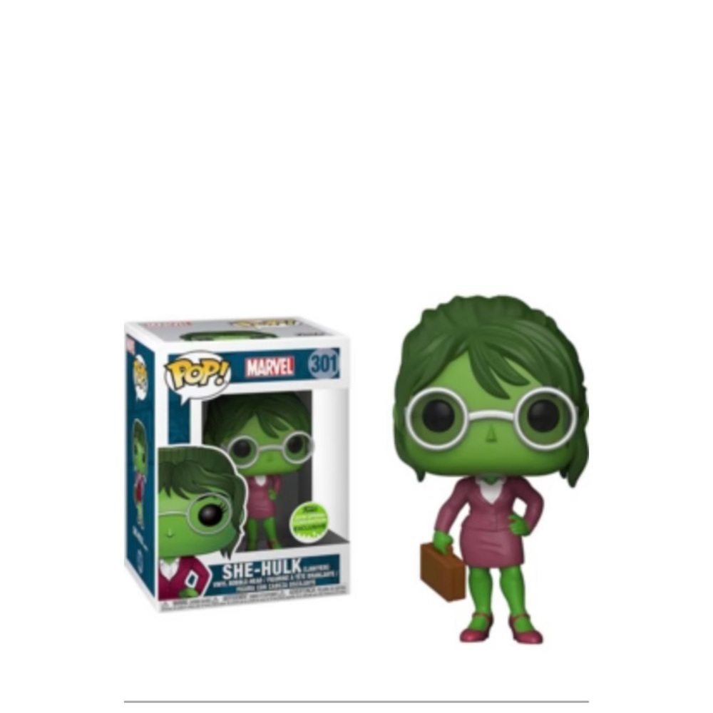 NEW‎ Funko Pop Marvel She Hulk Lawyer #301 - Official 2018 ECCC Spring Con